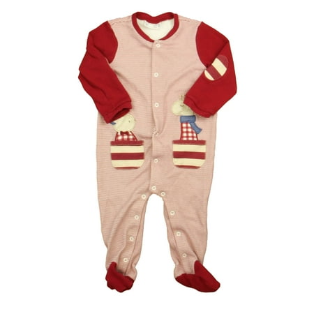 

Pre-owned Mayoral Boys Red | Beige Long Sleeve Outfit size: 6-9 Months