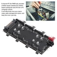 thumbnail image 3 of 5V 3Pin ARGB Hub, ARGB And PWM Hub Space Saving Multifunction 8 Way  For Desktop, 3 of 8