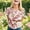 Pink, variant on 2026 Summer Tops for Women Casual Tops Office Elegance Tee with Floral Design Comfort Fit Blouse(Light Pink1,L)