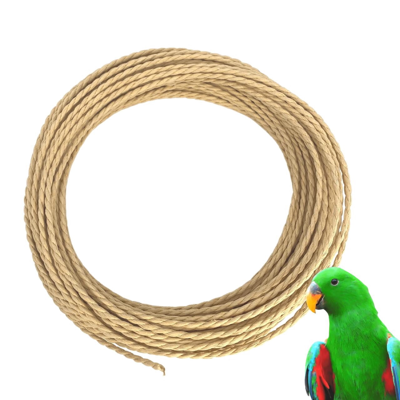 Bonka Bird Toys 2265 Natural Twister 100ft Paper Cord Rope