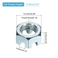 thumbnail image 2 of Écrou Hexagonal 3/8 Pouces-24, Grade 6.8 Acier Carbone, Argent, Lot de 1, 2 of 5