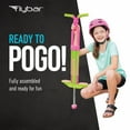 thumbnail image 4 of Flybar Master Pogo Stick for Boys and Girls Age 9 and Up, 80 to 160 Lbs, Pink/Green, 4 of 7