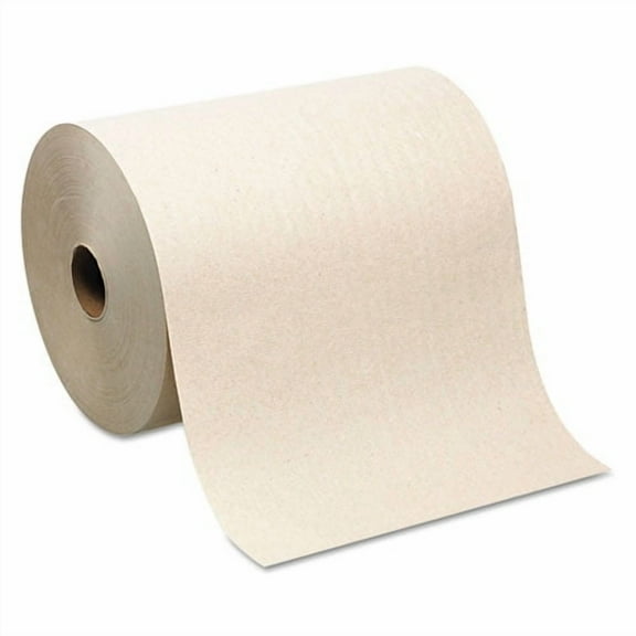 SofPull Hardwound Roll Paper Towel, Nonperforated, 1-Ply, 7.87" x 1,000 ft, Brown, 6 Rolls/Carton | Bundle of 2