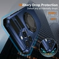 thumbnail image 3 of ELEHOLD for iPhone 16 Pro Max Magnetic Case [Compatible with Mag Safe] Invisible Stand with Ring Kickstand,Military Grade Shockproof Full Protective Case,Royalblue, 3 of 11
