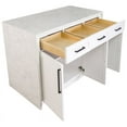 thumbnail image 4 of KBC Palisade 48" Kitchen Island Cabinet w/ Engineered Marble Waterfall in White, 4 of 8