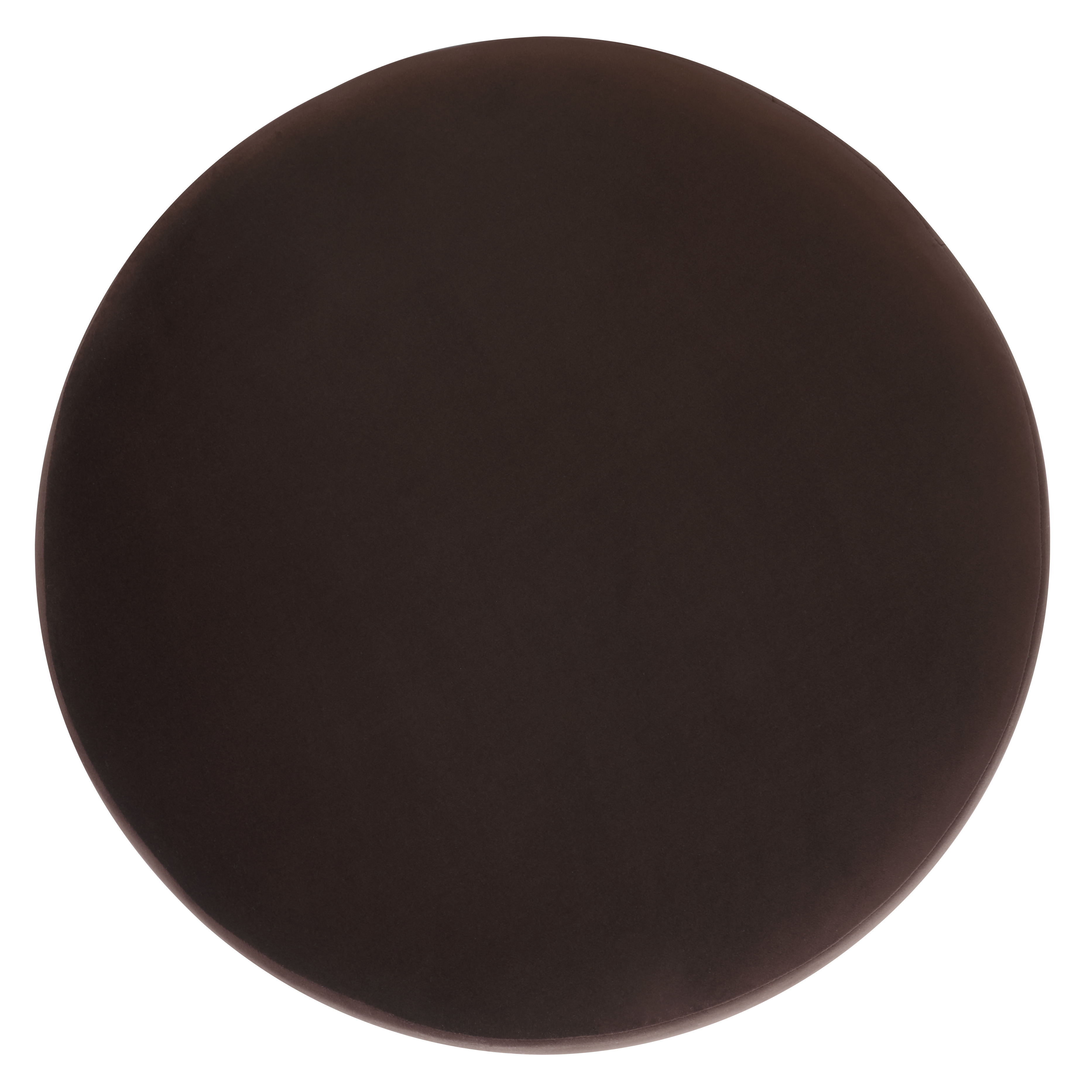 Safavieh Naref Cocktail Mid-Century Round Ottoman, Chocolate