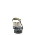 thumbnail image 5 of No Boundaries Women's X-Strap Toe Loop Sandals, 5 of 5