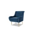 thumbnail image 1 of Corina Accent Chair Satin Teal, 1 of 10