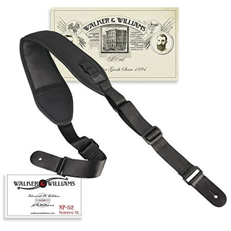 Walker & Williams NP-52 XL Neoprene Strap Bass or Guitar Extra Long Up To