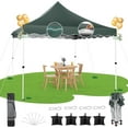 thumbnail image 1 of SANOPY 10 x 10 ft Pop-up Canopy Tent, Outdoor Straight Legs Instant Canopy - Gray, 1 of 7