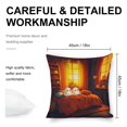 thumbnail image 2 of Cozy Halloween Bedroom Linen toss pillowcase decoration pillowcase gifting preferred 18x18 inch cushion cover sofa pillowcase sofa bedroom living room car, 2 of 8