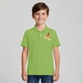thumbnail image 2 of Ruyang Polo Shirts for Boys Girls Solid Soccer Print Baggy Casual Short Sleeve Summer Lightweight Outdoor Athletic Blouse T Shirts, 2 of 5
