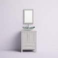 thumbnail image 2 of PULUOMIS 24'' Single Bathroom Vanity with Manufactured Wood Top with Mirror, Gray, 2 of 5