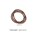 thumbnail image 4 of LOLIPPYY 5pcs Natural 8mm Wood Beaded Necklaces - African Tribal Style Rustic Bead Neckwear for Men & Women, Fashion for Party & Daily Use, 4 of 8