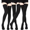 thumbnail image 1 of Extra Long Socks Thigh High Cotton Socks Extra Long Boot Stockings for Girls Women, 1 of 5