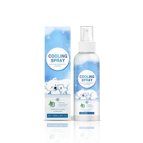 Cooling Sprayer for Body Refreshing Cool Body Mists 100ml Natural Cooling Supplies Quick Cooling Agent For Sports