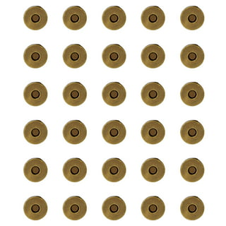 Xiran 50 Sets Magnetic Snap Fasteners for Wallet Magnetic Snap Fastener for  Pocket Closure, Magnetic Snap Button Replacement Kit, Perfect for Purse,  Clothes and Leather (Antique Brass, 18mm) : : Home 