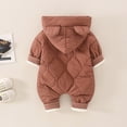 thumbnail image 4 of FDDMis Winter Coat 4t Baby Girls' Outerwear Jackets & Coats Infant Coat 3-6 Months Sherpa Lined Zip Hoodie Girl Baby Clothes 0-3 Months 3 to 6 Month, Red 3-6 Months, 4 of 5