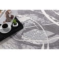 thumbnail image 6 of 5â€™ x 8â€™ Gray Abstract Splatter Area Rug, 6 of 9