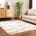 thumbnail image 2 of BoutiqueRugs Riad Farmhouse Area Rug - Bone, Black - 5'3" x 7', 2 of 16