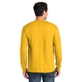 thumbnail image 3 of Gildan Ultra Cotton Men's Long Sleeve T-Shirt, Durable, Crewneck Classic Fit Tee, Gold, 3XL, 3 of 5