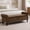 Velvet Brown, variant on BaseBeauty 67" Storage Bench for Bedroom, Upholstered Storage Bench with Arms, Tufted Black Bench for Bedroom, Velvet Black