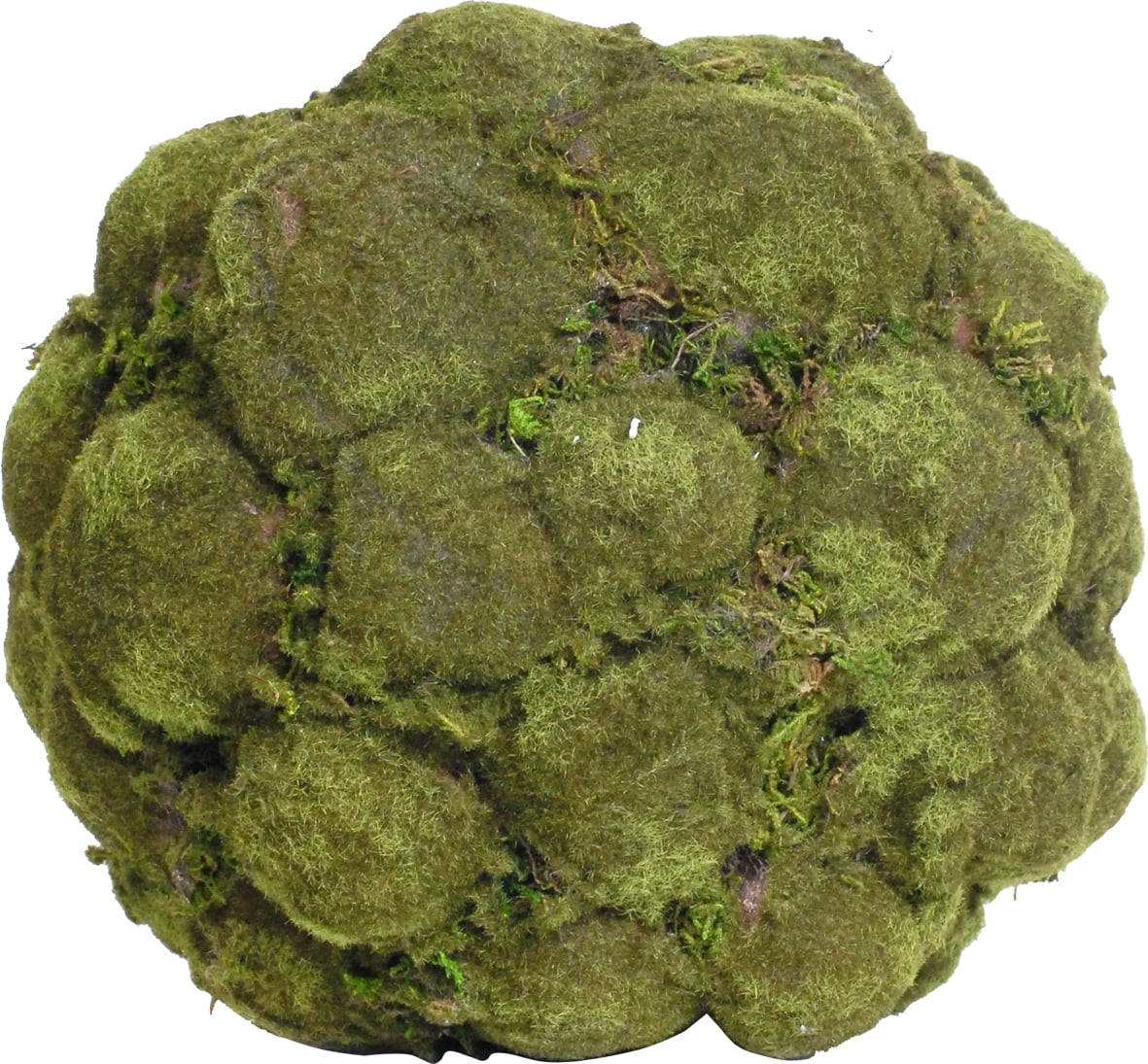 Artificial Decorative Moss Ball Faux Botanicals, Set of 2