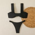 thumbnail image 6 of Warop Women's High-Waisted Bikini Set, Drawstring Adjustable Push-Up Swimsuit for Beach, Pool and Vacation, 6 of 7