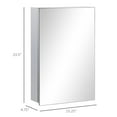thumbnail image 3 of Bathroom Cabinet Wall Mounted Mirror Cabinet with Hinged Door, 3 of 10