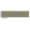 thumbnail image 2 of Abstract Sofa Upholstery Fabric by the Yard, Mosaic Pattern with Colorful Ornamental Motifs Retro Style Symmetric Illustration, Decorative Fabric for DIY and Home Accents, Multicolor by Ambesonne, 2 of 4