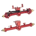 thumbnail image 2 of s traseros delanteros de control remoto 1/24 para vehículos Axial SCX24 Axi90081 accesorios de oruga de Hobby Rojo yotijar Eje trasero delantero RC, 2 of 10