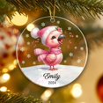 thumbnail image 4 of Personalized Flamingo Wearing Santa Hat Acrylic Ornament Christmas 2025 Flamingo Ornament with Name and Year, Gifts for Flamingo Lovers, Flamingo Acrylic Ornament for Coworker Friends oYuZmG, 4 of 6
