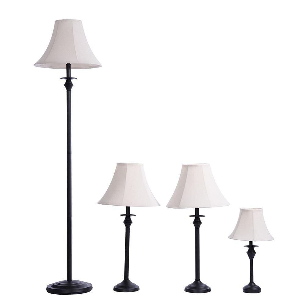 Hometrends 4-Piece Lamp Set