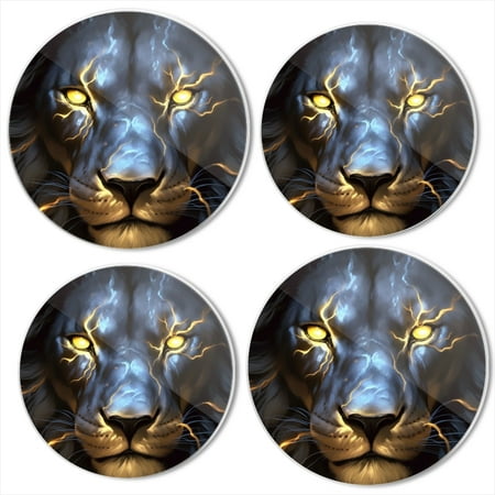 

Bahomeck Gas Stove Burner Cover Set Of 4 Lion With Glowing Eyes Metal Electric Stove Burner Covers Protecting Gas Stoves Kitchen Decor，8 Inch And 10 Inch