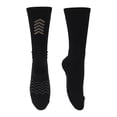 thumbnail image 1 of Calcetines de ciclismo Unique Bargains, secado rápido, antideslizantes y antifricción, color negro, talla L para hombres, 1 par, patrón irregular reflectante., 1 of 6