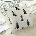 thumbnail image 4 of Christmas Pillow Covers 20x20 Set of 2, Christmas Tree White Throw Pillow Covers Linen Farmhouse Vintage Winter Christmas Decor Cushion Case Christmas Home decor For Couch Sofa Indoor Outdoor, 4 of 6