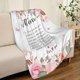 thumbnail image 4 of LHSHID Mema Gifts Gifts for Mema Mema Birthday Gifts Mema Gifts from Grandchildren Mema Gifts for Grandma Best Mema Ever Gifts Mema Gifts on Retirement Throw Blanket 30"x40", 4 of 8