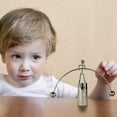 thumbnail image 2 of Fridja Newtons Cradle Steel Balance Fun- Physics Science Development Educational Desk Toy Gift Christmas Gift for Kids, 2 of 4