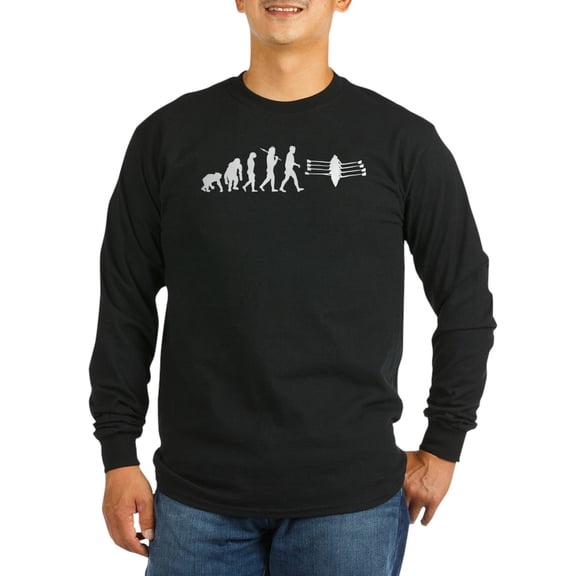 CafePress - Rowing Crew Long Sleeve Dark T Shirt - Long Sleeve Dark T-Shirt