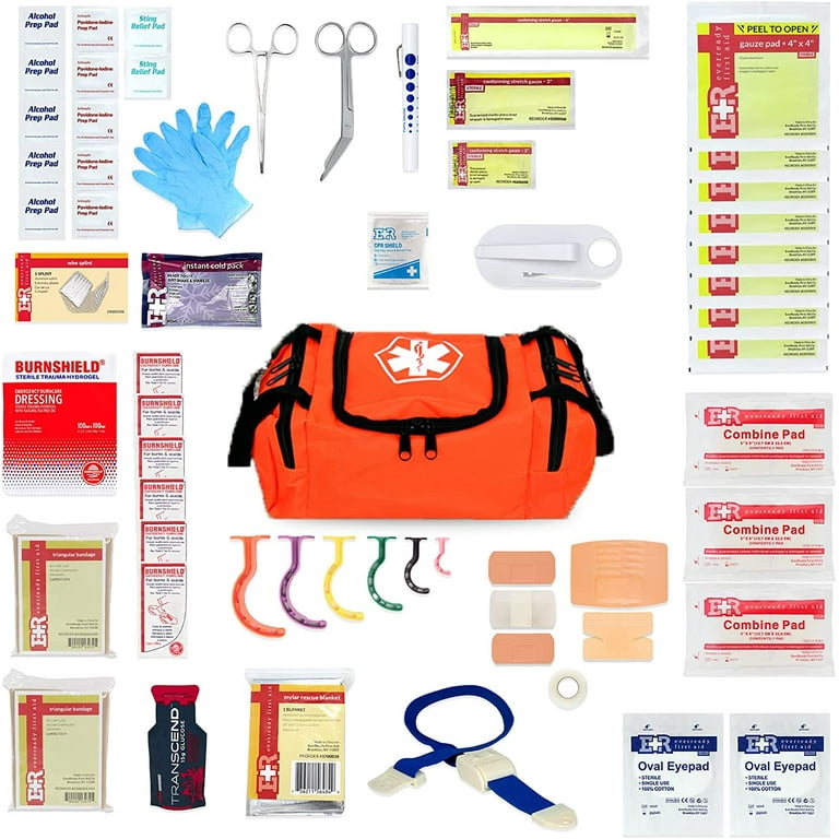 330 Piece First Aid Kit, Premium Waterproof Compact Trauma Medical Kits for  Any Emergencies, Ideal for Home, Office, Car, Travel, Outdoor, Camping