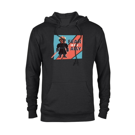 Star Wars Villains Dark Side Darth Maul Fear is My Ally - Pullover Hoodie for Adults - Customized-Black