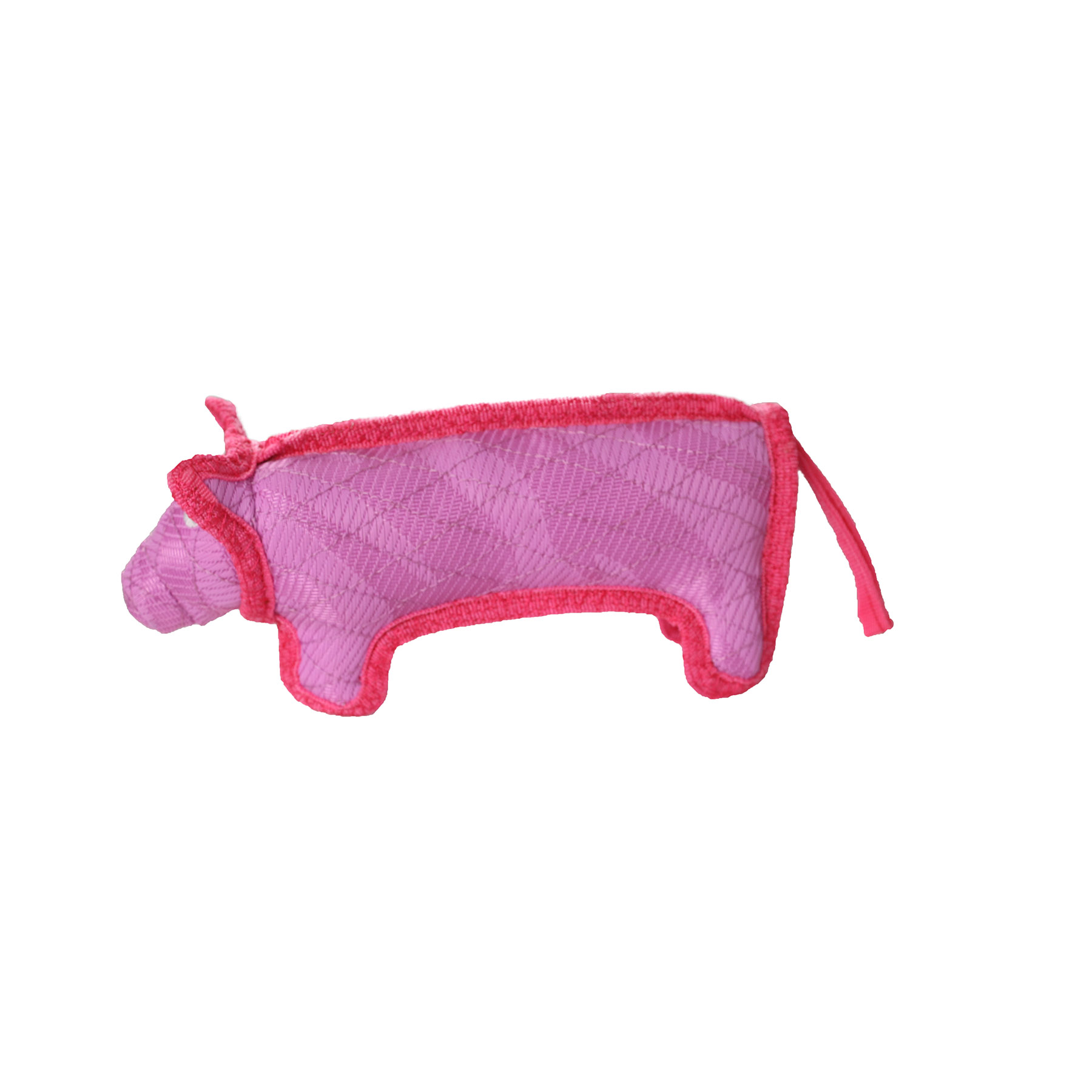 DuraForce Pig Tiger Pink-Pink, 2-Pack Durable Dog Toys