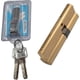 thumbnail image 1 of Euro Cylinder Lock 45/45 Brass Anti-theft Door Lock Cylinder Barrel Lock With 8 Keys,anti-bump, 1 of 5