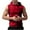 Red, variant on Bzhegqhd Summer Men's Fashionable Casual Solid Color Hooded Sleeveless T-shirt