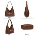 thumbnail image 3 of FALAN MULE Hobo Bags for Women Soft Leather Crossbody Purse and Handbags Ladies Top Handle Satchel Shoulder Bags, 3 of 7