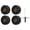Gold, variant on BIMZUC 4PCS RC Car Wheel Tires Aluminum Alloy Rubber Negative Offset Wheels Toy Replacement Parts for 1/18 1/24 Remote Control Crawler Vehicles Upgrade Accessories Red
