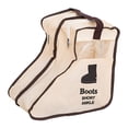 thumbnail image 2 of Bolsa para botas altas reutilizable, zapatos, zapatillas, almacenamiento con cremallera, botas debajo de la cama, bolsa protectora para el hogar, adultos, niños, organizador, accesorios, Beige pequeño tholdsy HA011885-04, 2 of 7