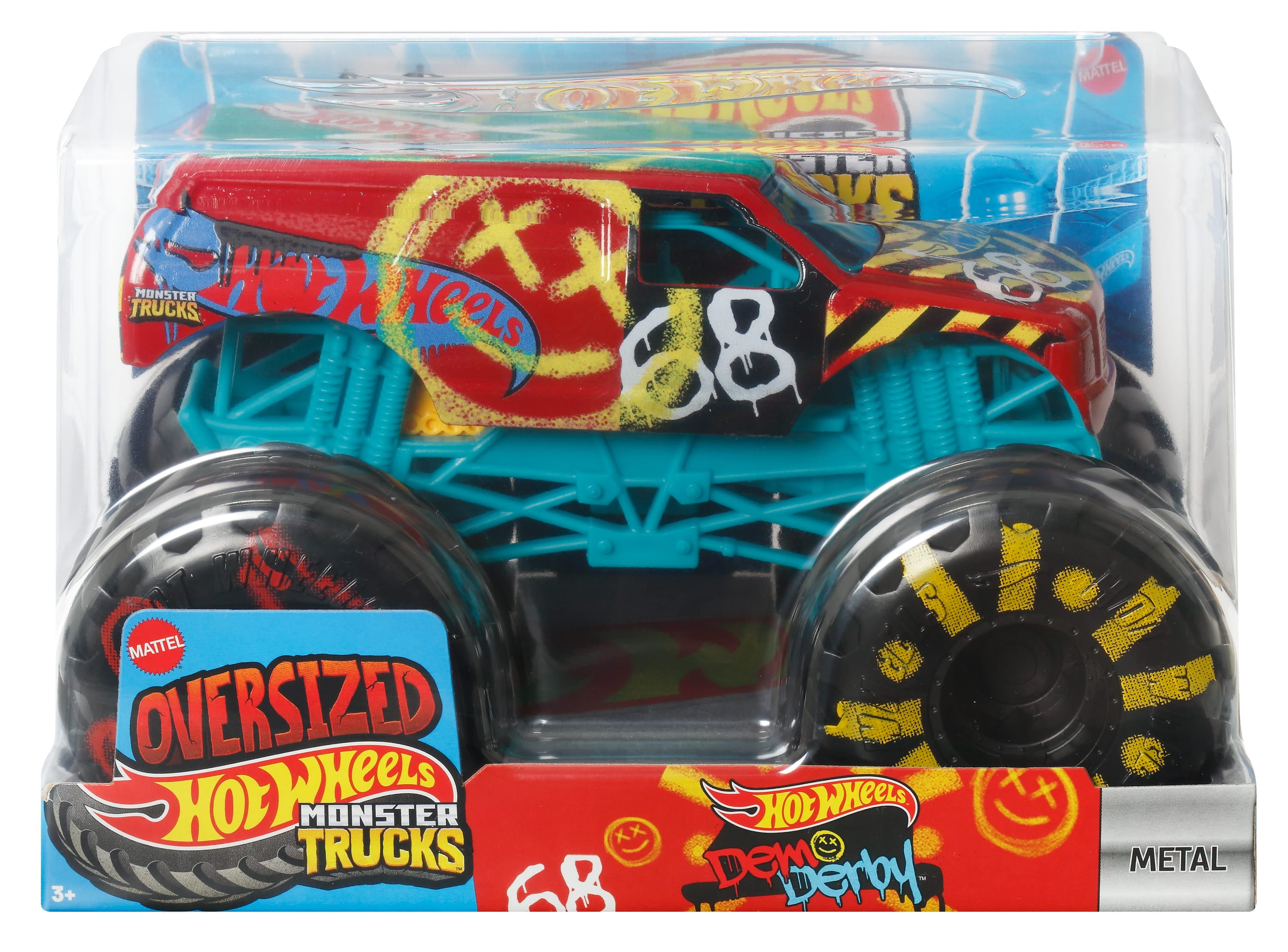 Hot Wheels Monster Trucks Camion surdimensionné Échelle1:24