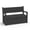 Black, variant on fazzn 80 Gallon Storage Bench Deck Box for Patio Storage, Front Porch Decor, and Outdoor Seating – Perfect for Storing Garden Tools and Pool Floats (Brown )