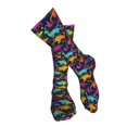 thumbnail image 4 of Naloa Colorful Dinosaur High Stockings Women Thigh High Stockings Over Knee Long Stockings-One Size, 4 of 8